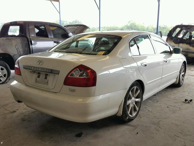 JNKBF01A72M006970 - 2002 INFINITI Q45 WHITE photo 4