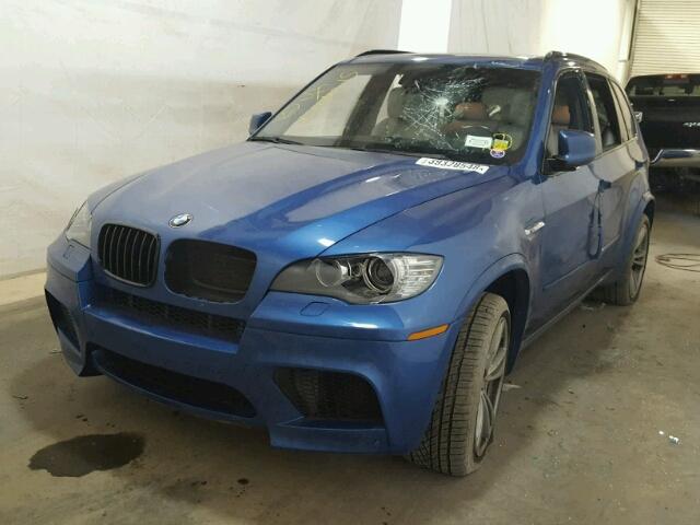 5YMGY0C55CLK27564 - 2012 BMW X5 M BLUE photo 2