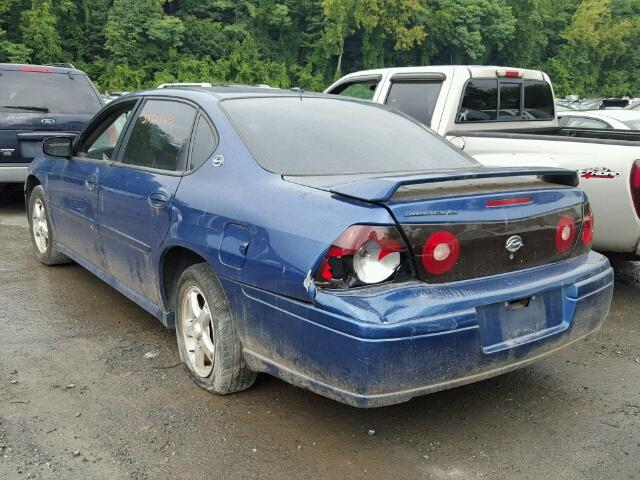 2G1WH55K759217433 - 2005 CHEVROLET IMPALA LS BLUE photo 3