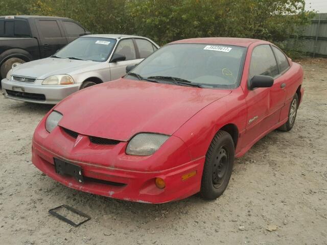 1G2JB124117322941 - 2001 PONTIAC SUNFIRE SE RED photo 2