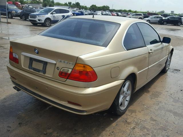 WBABM5340YJP00449 - 2000 BMW 328 CI GOLD photo 4