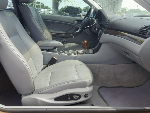 WBABM5340YJP00449 - 2000 BMW 328 CI GOLD photo 5