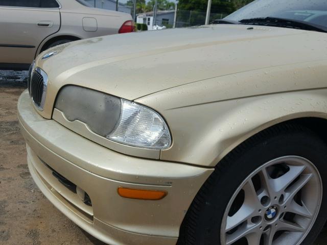 WBABM5340YJP00449 - 2000 BMW 328 CI GOLD photo 9