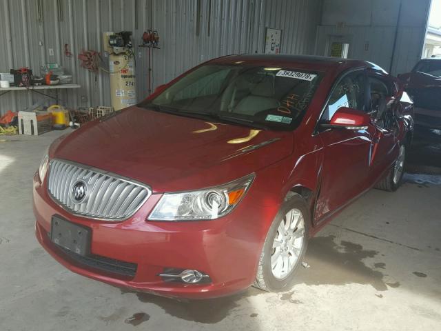 1G4GD5ER4CF325965 - 2012 BUICK LACROSSE P RED photo 2