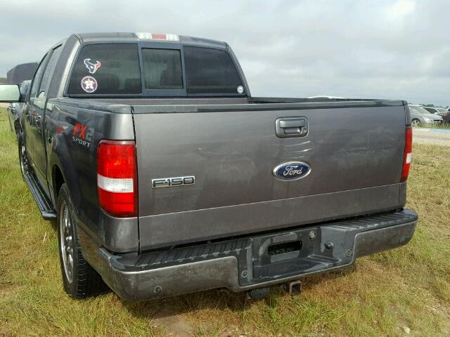 1FTPW12V08KE79340 - 2008 FORD F150 GRAY photo 3