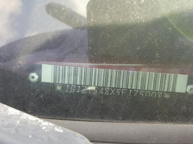 1G1ZT548X5F175008 - 2005 CHEVROLET MALIBU LS Qırmızı foto 10