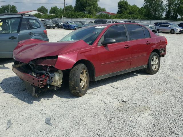 1G1ZT548X5F175008 - 2005 CHEVROLET MALIBU LS Qırmızı foto 2