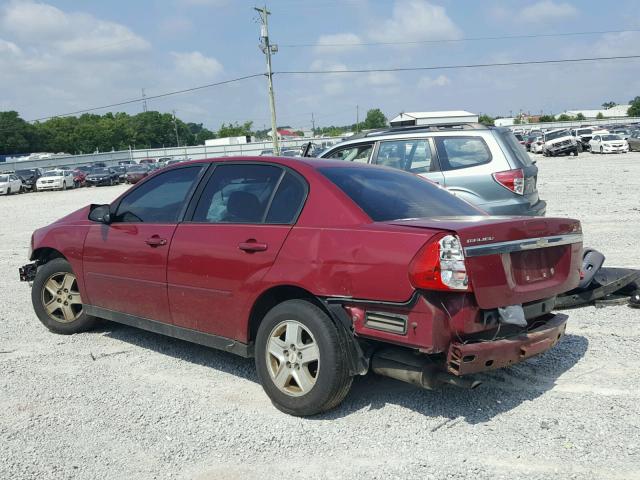 1G1ZT548X5F175008 - 2005 CHEVROLET MALIBU LS Qırmızı foto 3