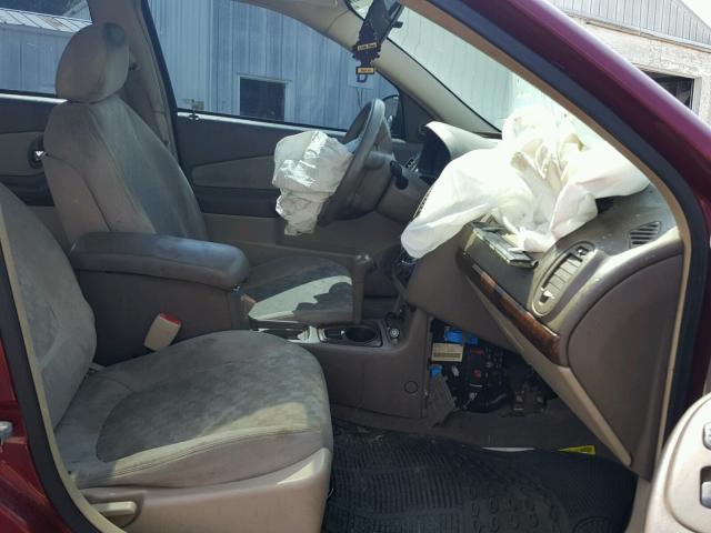 1G1ZT548X5F175008 - 2005 CHEVROLET MALIBU LS Qırmızı foto 5