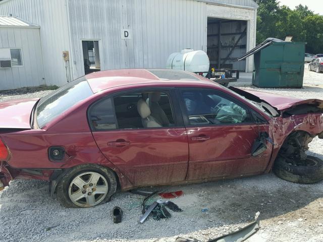 1G1ZT548X5F175008 - 2005 CHEVROLET MALIBU LS Qırmızı foto 9