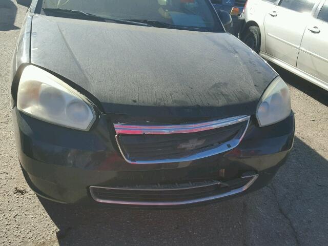 1G1ZS51F36F290962 - 2006 CHEVROLET MALIBU LS BLACK photo 10