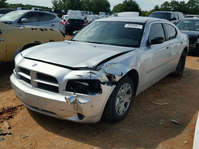 2B3LA43R37H674646 - 2007 DODGE CHARGER SILVER photo 2