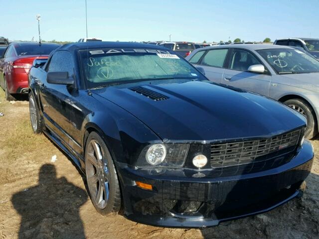 1ZVFT85H975200691 - 2007 FORD MUSTANG BLACK photo 1