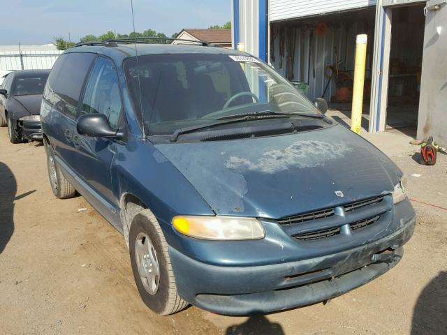 2B4GP2534YR882913 - 2000 DODGE CARAVAN GREEN photo 1