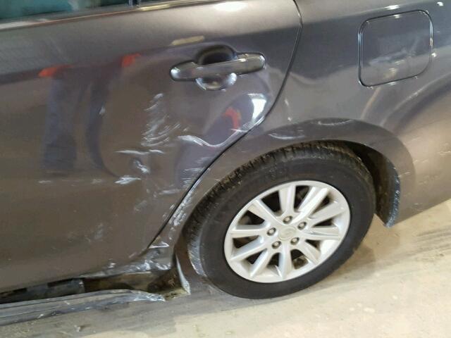 4T4BF1FK9CR172340 - 2012 TOYOTA CAMRY BASE CHARCOAL photo 10