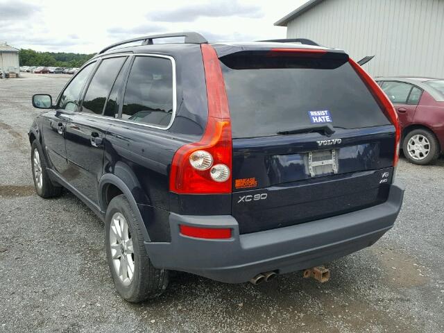 YV1CZ852X51204991 - 2005 VOLVO XC90 V8 BLUE photo 3