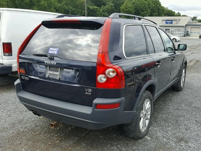 YV1CZ852X51204991 - 2005 VOLVO XC90 V8 BLUE photo 4