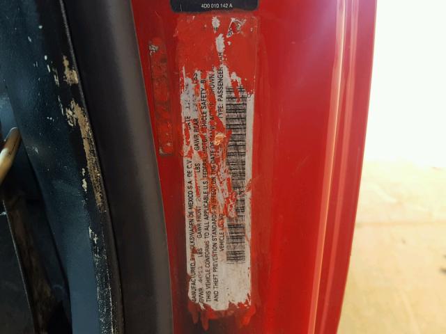 3VWCD31Y45M352202 - 2005 VOLKSWAGEN NEW BEETLE Qırmızı foto 10