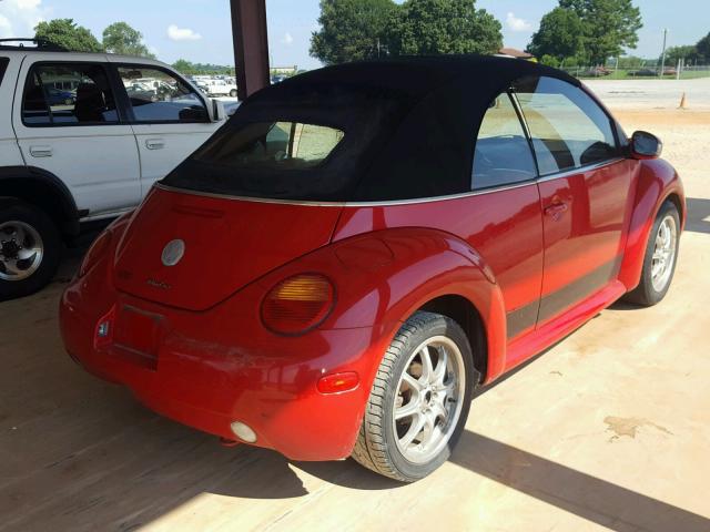 3VWCD31Y45M352202 - 2005 VOLKSWAGEN NEW BEETLE Qırmızı foto 4