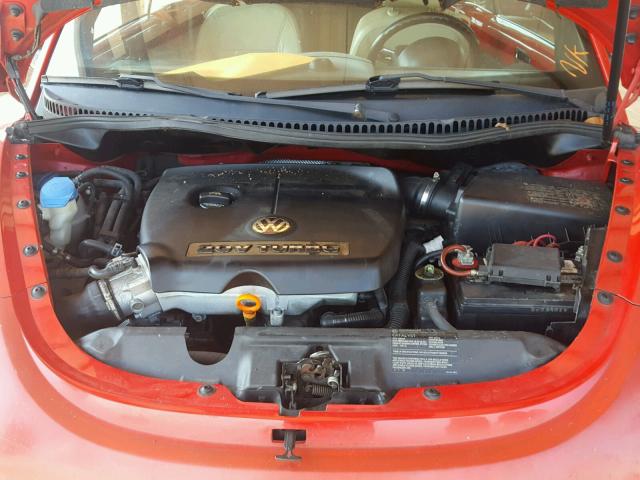 3VWCD31Y45M352202 - 2005 VOLKSWAGEN NEW BEETLE Qırmızı foto 7
