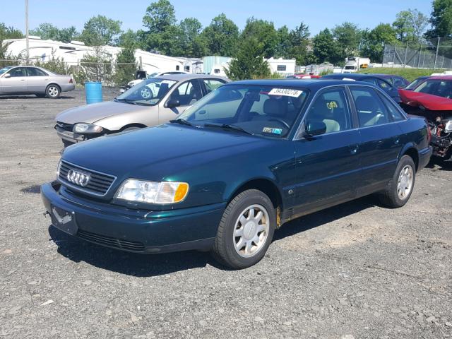 WAUGC84A5TN082142 - 1996 AUDI A6 2.8 QUA GREEN photo 2