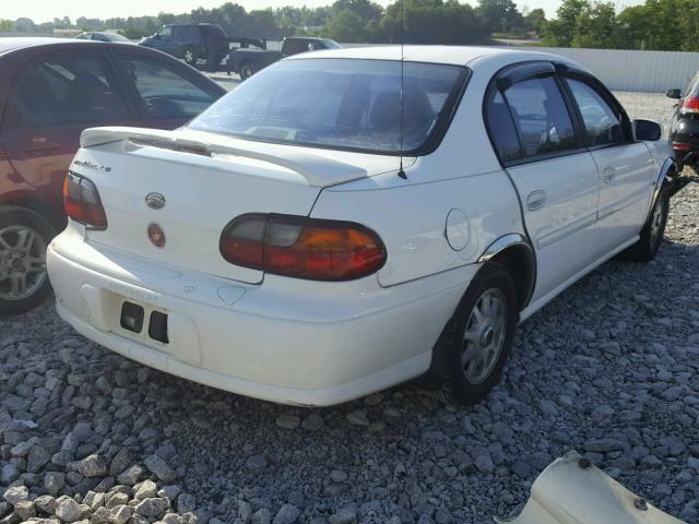 1G1NE52M0XY114122 - 1999 CHEVROLET MALIBU LS WHITE photo 4