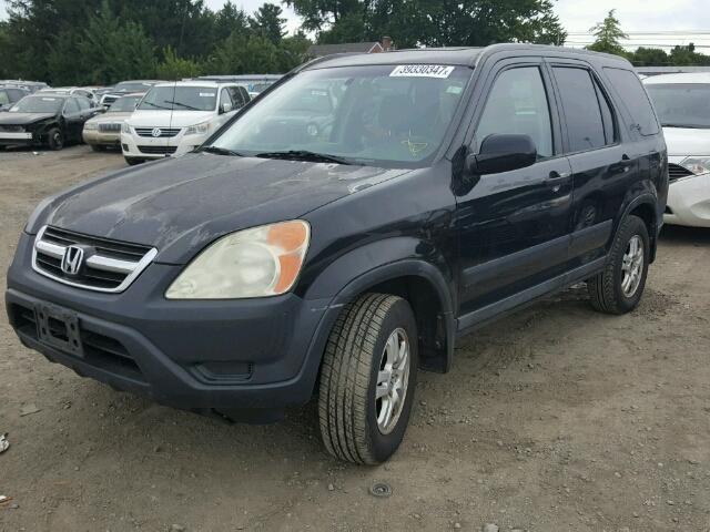 SHSRD78884U222803 - 2004 HONDA CR-V EX BLACK photo 2