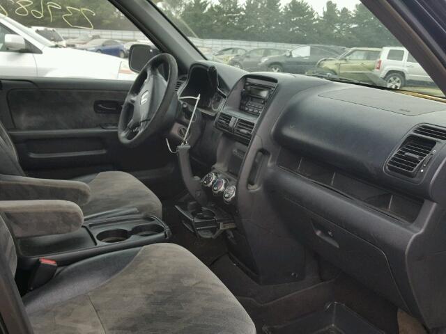 SHSRD78884U222803 - 2004 HONDA CR-V EX შავი ფოტო 5