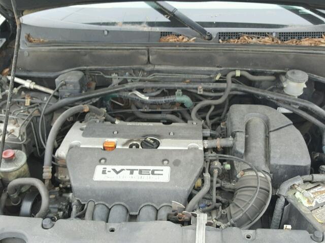 SHSRD78884U222803 - 2004 HONDA CR-V EX შავი ფოტო 7