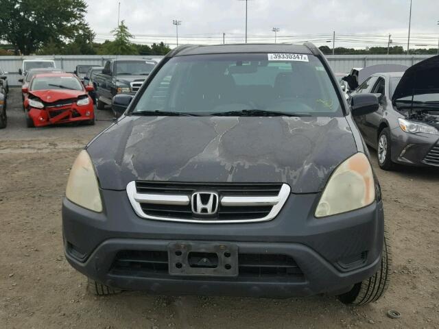 SHSRD78884U222803 - 2004 HONDA CR-V EX BLACK photo 9