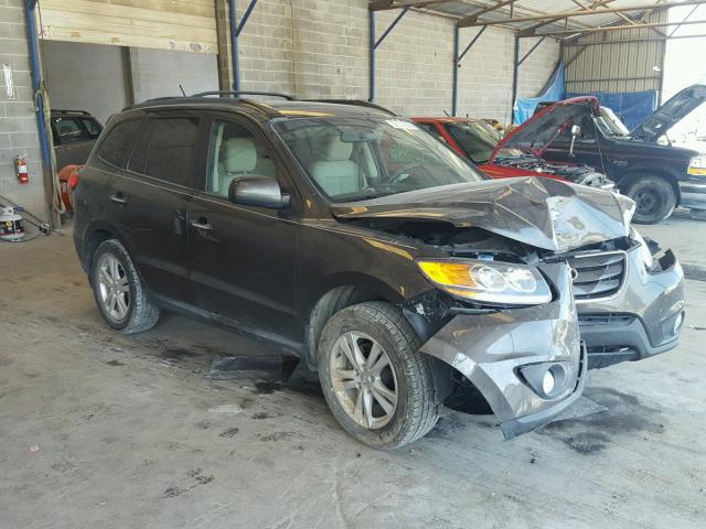 5XYZK4AG7BG026371 - 2011 HYUNDAI SANTA FE L BROWN photo 1