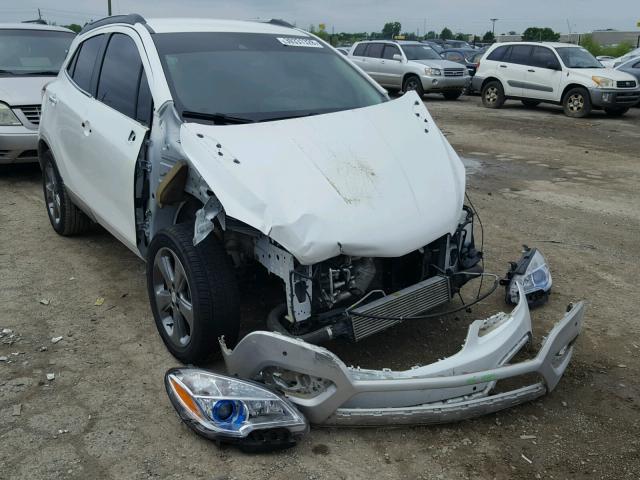 KL4CJDSB6EB718075 - 2014 BUICK ENCORE PRE WHITE photo 1