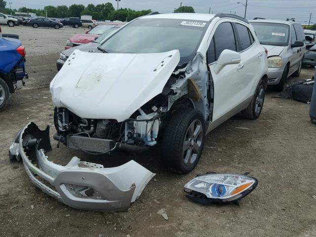 KL4CJDSB6EB718075 - 2014 BUICK ENCORE PRE WHITE photo 2