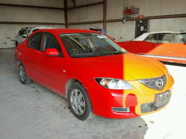 JM1BK12F581821708 - 2008 MAZDA 3 I RED photo 1