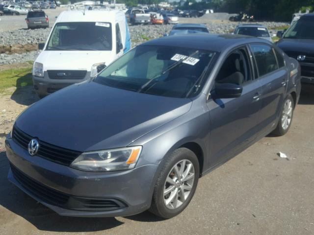 3VW1K7AJ2CM358049 - 2012 VOLKSWAGEN JETTA BASE Սև լուսանկար 2