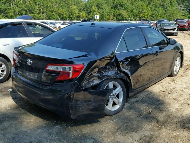 4T1BF1FK2CU594587 - 2012 TOYOTA CAMRY/SE/L BLACK photo 4