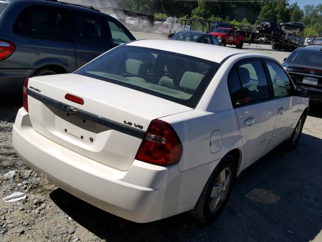 1G1ZT528X5F339019 - 2005 CHEVROLET MALIBU LS Ağ foto 4