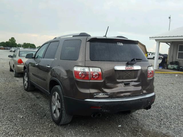 1GKLRMED1AJ152925 - 2010 GMC ACADIA SLT 金色 照片 3