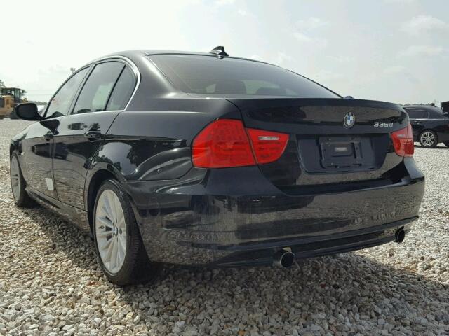 WBAPN7C51BA950278 - 2011 BMW 335 D BLACK photo 3