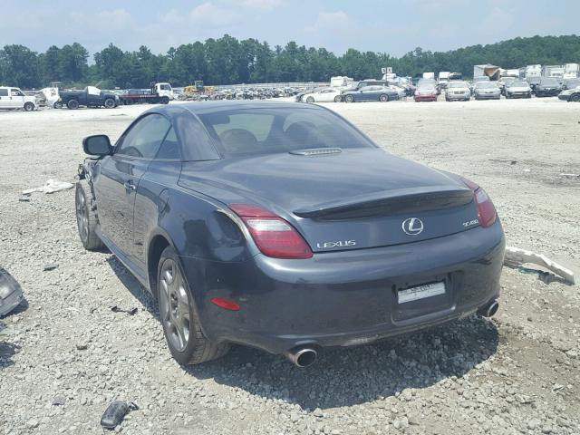 JTHFN45Y799021341 - 2009 LEXUS SC 430 GRAY photo 3