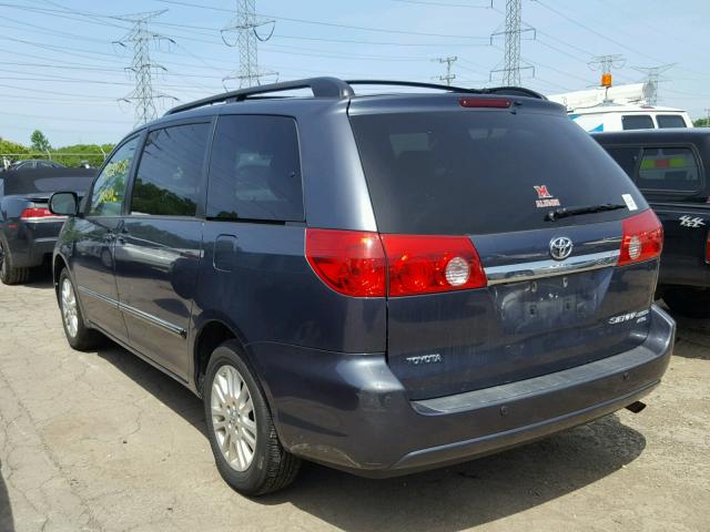 5TDBK22C59S025170 - 2009 TOYOTA SIENNA XLE ლურჯი ფოტო 3