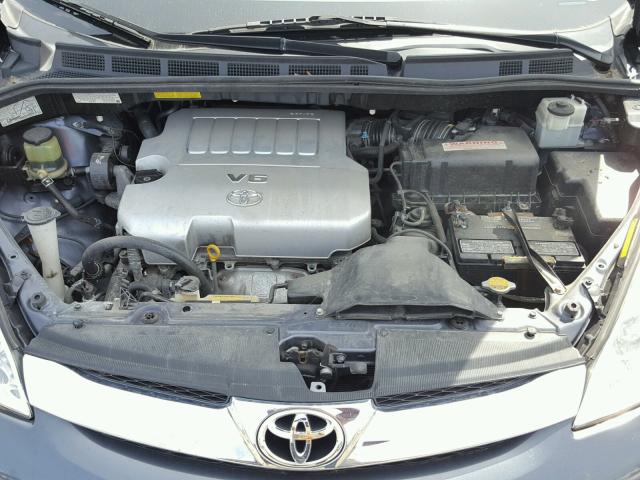 5TDBK22C59S025170 - 2009 TOYOTA SIENNA XLE ლურჯი ფოტო 7
