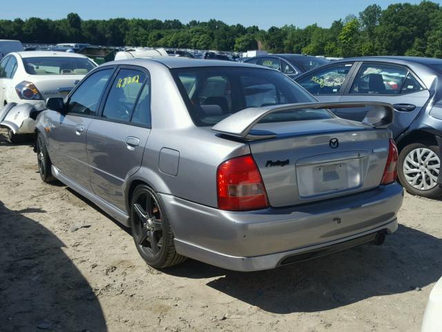 JM1BJ227630647180 - 2003 MAZDA PROTEGE SP GRAY photo 3