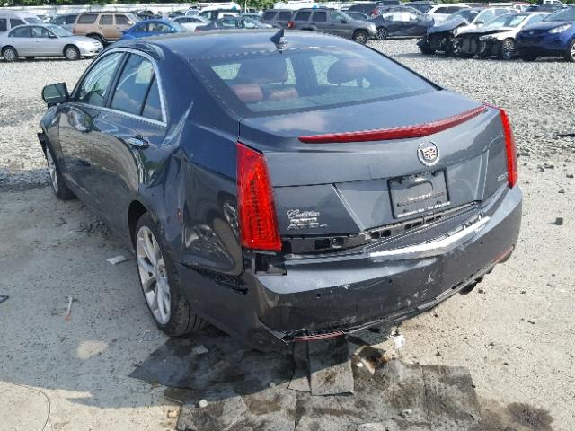 1G6AL5SX4E0171735 - 2014 CADILLAC ATS PREMIU GRAY photo 3