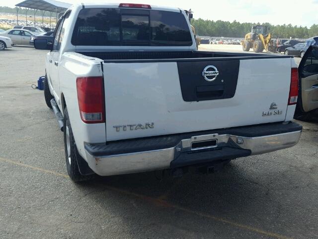 1N6AA07A14N568571 - 2004 NISSAN TITAN XE/S WHITE photo 3