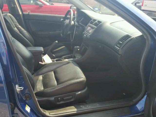 1HGCM66576A052592 - 2006 HONDA ACCORD EX BLUE photo 5