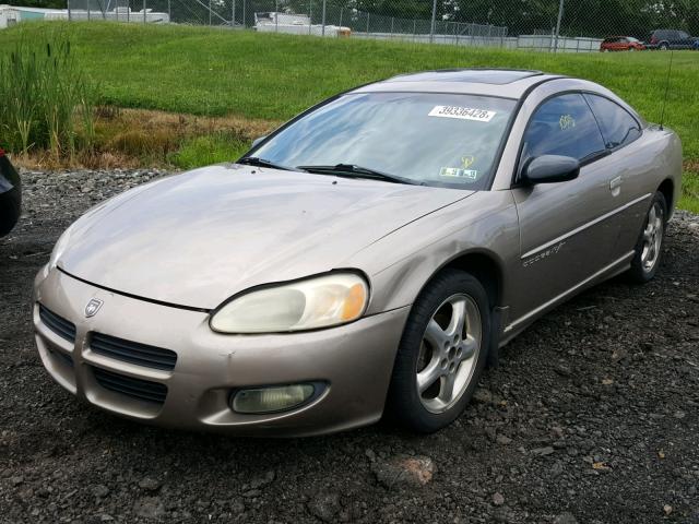 4B3AG52H92E038154 - 2002 DODGE STRATUS R/ GOLD photo 2