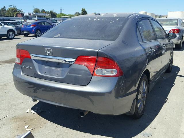 19XFA16999E024014 - 2009 HONDA CIVIC EXL 灰色 照片 4