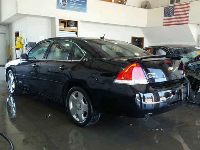 2G1WD58C269165436 - 2006 CHEVROLET IMPALA SUP 黑色 照片 3