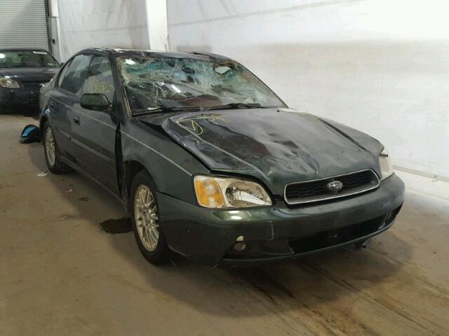 4S3BE635637212966 - 2003 SUBARU LEGACY L GREEN photo 1